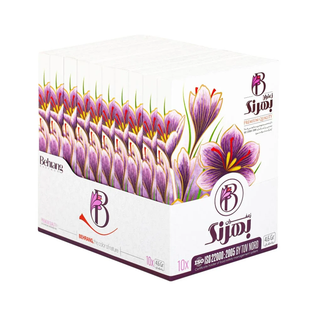 زعفران 1 مثقالی کادویی در پک 10 عددی