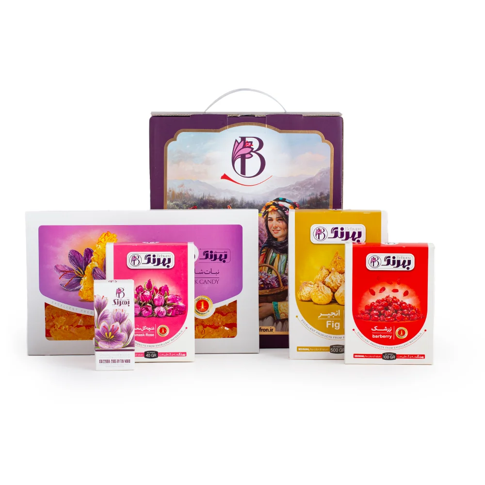 پک هدیه زعفران و انجیر