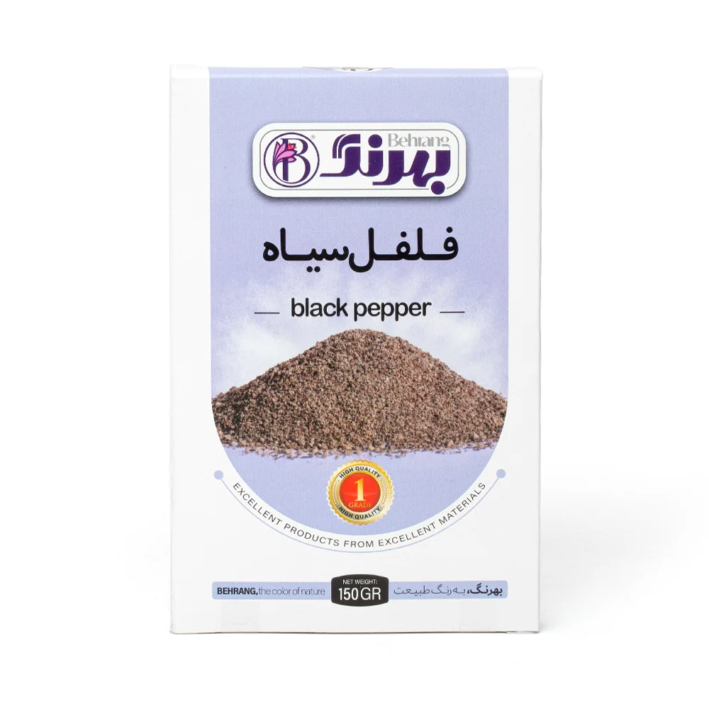 پودر فلفل سیاه بهرنگ 150 گرمی