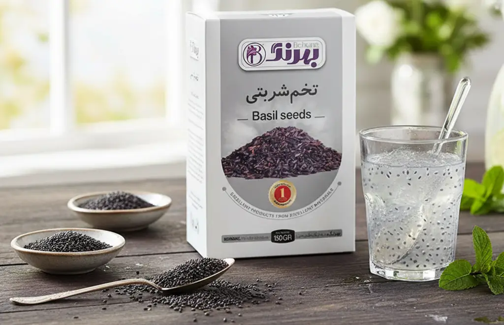 تخم شربتی ۱۵۰ گرمی بهرنگ | خرید دانه بالنگو با بالاترین لعاب‌دهی