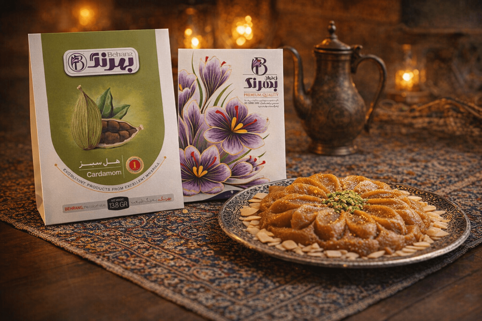 عکس تصویر2 مقاله طرز تهیه حلوا زعفرانی - زعفران بهرنگ