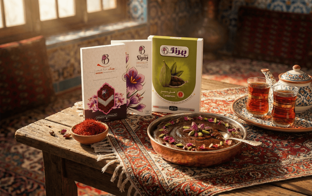 عکس تصویر2 مقاله طرز تهیه حلوا زعفرانی دوم - زعفران بهرنگ