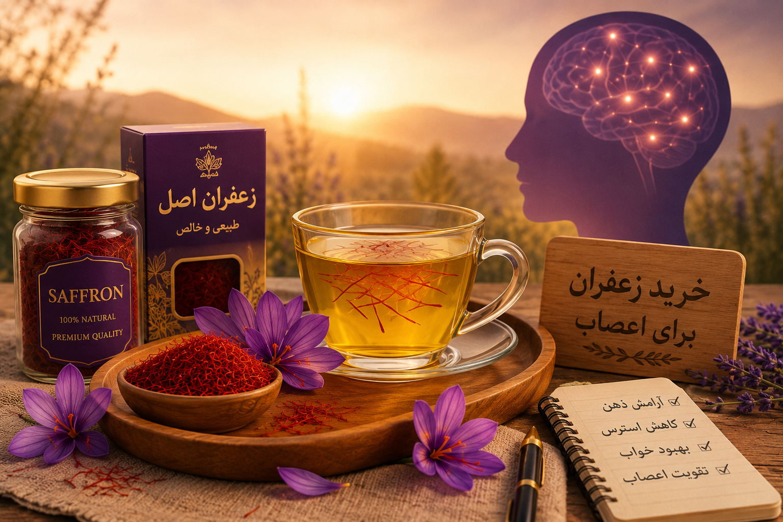 خرید زعفران برای اعصاب