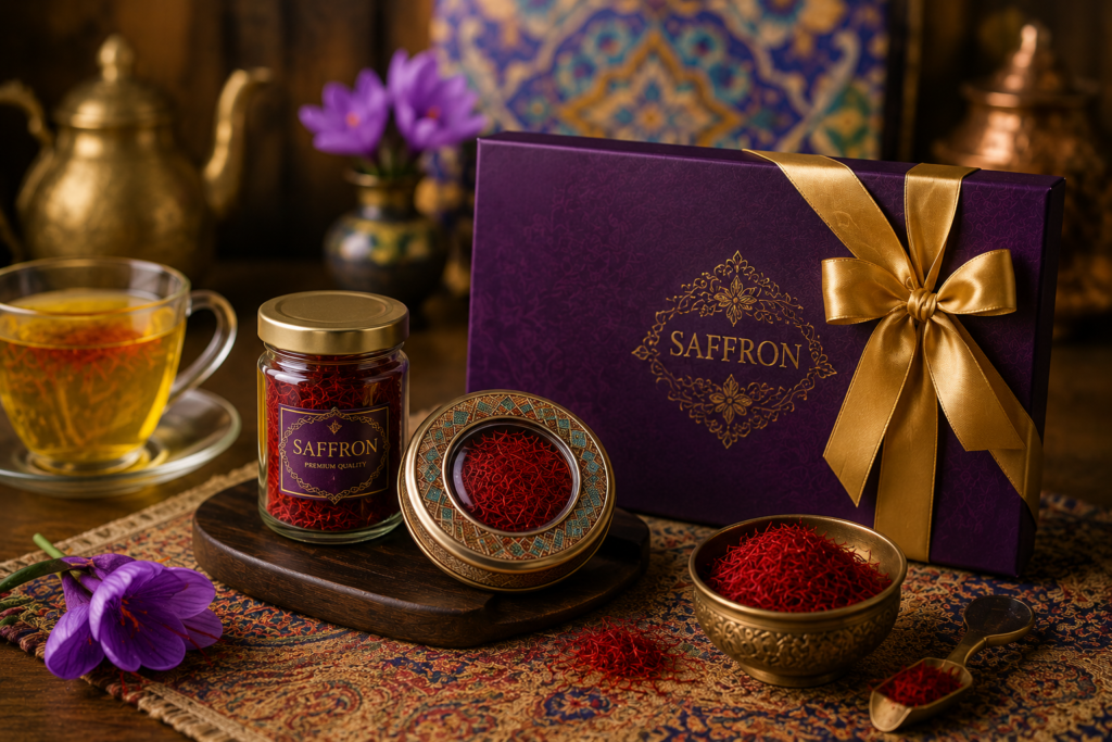 خرید پک هدیه زعفران